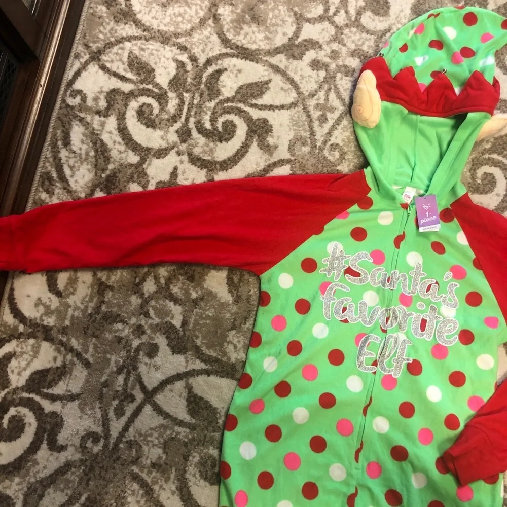 Justice Christmas onesie